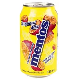 Напій Mentos Tropical Mix газований безалкогольний 0.34 л