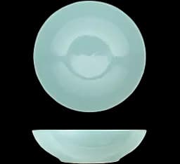 Чаша для супу керамічна Well Done 20 см бірюзова (WD-5022G)