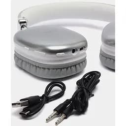 Bluetooth навушники Гарнітура Hoco W35 сріблясті - мініатюра 5