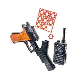 Іграшковий пістолет B60 з пістонами та іграшковою рацією Golden Gun 252GG