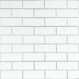 Самоклеюча стінова панель 3D NEW CULTURAL WALL 70x70cmx4mm WHITE+SILVER (D) SW-00001502