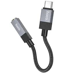 Перехідник Hoco UPA32C Type-C to 3.5mm Black - мініатюра 4