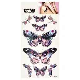 Тимчасове татуювання Метелики та бабки Tattoo Bambi 1020-HM1648