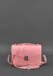 Жіноча шкіряна сумка-кроссбоді Lola рожева - мініатюра 4