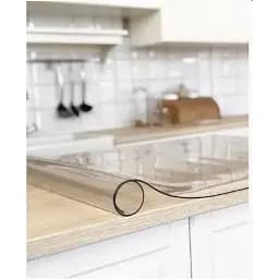 Силіконова скатертина Crystal М'яке скло 90х90 см 0.5 мм (500 мікрон)