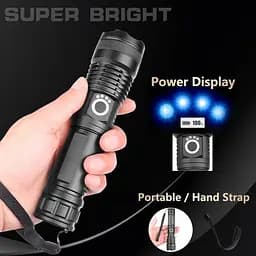 Світлодіодний ліхтар ручний BL на акумуляторі з Zoom POLICE BL-X71-P50 - мініатюра 2