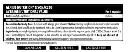 Амінокислота Genius Nutrition Livonac 750 60 капсул - мініатюра 2