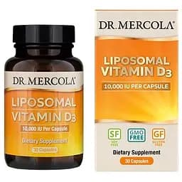 Вітаміни та мінерали Dr. Mercola Liposomal Vitamin D3 10000 IU, 30 капсул