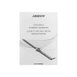 Плойка Ardesto Pearl Cream HC-Y700PERL, 48 Вт, 200 С, дисплей, кераміка, бежевий - мініатюра 9