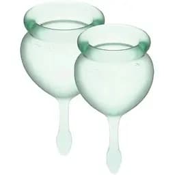 Набір менструальних чаш Satisfyer Feel Good (light Green)