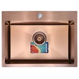 Кухонна мийка Mixxus Бронзова MX5843-200x1.0-PVD MX0577, Бронза