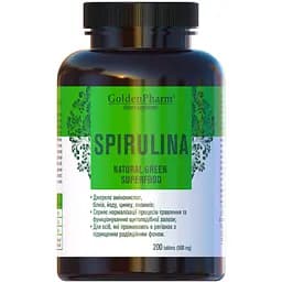 Спіруліна Golden Pharm №200