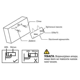 Водонагрівач "Над мийкою" Mixxus EWH-0515 Small Over накопичувальний 15 л мокрий тен 1,5 kW WH0004 - мініатюра 3