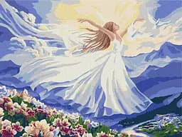 Картина по номерам на подрамнике Brushme Нежность в полете Anna Steshenko