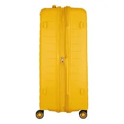2E Валіза, Aero, поліпропілен, велика, 99/119 л, TSA, 4 колеса, EXP, бурштиново-жовтий - мініатюра 6