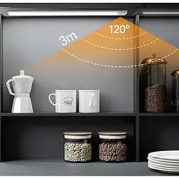 Світильник з датчиком руху Epik MZ-L1803 400mm Black [151934] - мініатюра 6