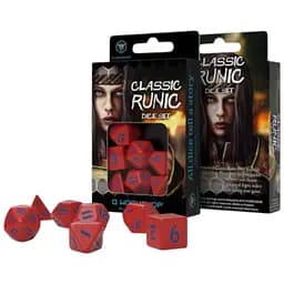 Набор кубиков Classic Runic Red & blue Dice Set , 7 шт. (SCLR2A)