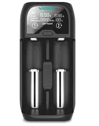 Зарядний пристрій Videx UD200, Black, універсальний, Type-C (5V/2A), LCD дисплей, 2 незалежні канали (VCH-UD200)