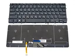 Клавіатура для DELL XPS 15 9530, PRECISION M3800 (UA Black з підсвічуванням). Оригінал.