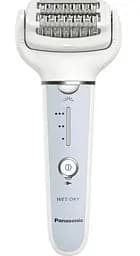 Епілятор Panasonic пінцетний, акумуляторний , пінцет.-60, волог.+сух., насадок-8, футляр, голубий-білий