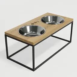 Hollky Base XL20 — миски на підставці для великих собак (2 × 1,8 л) - мініатюра 5