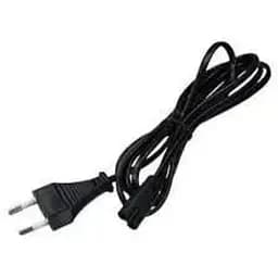 Шнур мережевий до ноутбука кабель живлення 2 піни Ritar 3x0.75 мм CU 1.8 м чорний