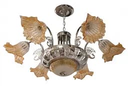 Люстра підвісна Brille флористика E27 60W SL (LK-046S/9)