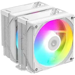 Кулер для процесора ID-Cooling FROZN A620 PRO SE ARGB SNOW 2x120 мм 6 теплових трубок алюміній/мідь Intel: 1851 1700 1200