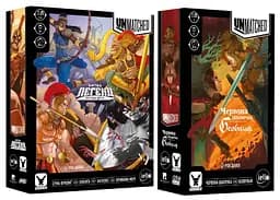Настольная игра Geekach Games Unmatched: Битва легенд. Часть вторая + Красная Шапочка против Беовульфа (укр.) (GKCH053UM2+1)