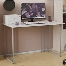 Комп'ютерний стіл Ferrum-decor Ханна 75x140x60 сірий ДСП Білий 16мм (FRD-101411)