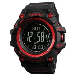 Наручные часы мужские 1356RD Black-Red + Compass Skmei acs0030792