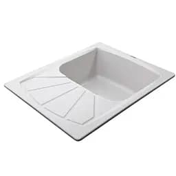 Гранітна мийка Globus Lux Tana перлина 650x500мм 000022416, Сірий - мініатюра 4