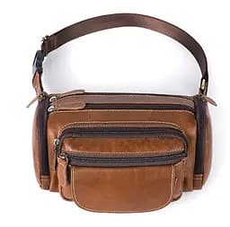 Чоловіча шкіряна сумка Vintage 24х10х15 см sum0012283