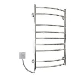 Электрический полотенцесушитель Kosser Дуга Элит 800x500/9 EL рег. ДДЕ02ЕL, Хром, Левое