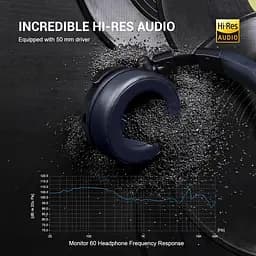 Гарнітура OneOdio Monitor 60, 3,5мм/6,35мм Misty Blue - мініатюра 8