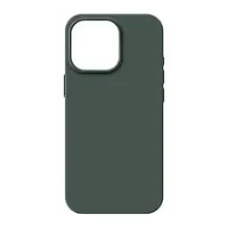 Силиконовый чехол с MagSafe для Apple iPhone 15 Pro, ICON2 MagCase, зеленый, противоударный, панель с мягкой подкладкой, защита всего корпуса, поддержка беспроводной зарядки, совместим с защитными стеклами и пленками, ArmorStandart (ARM72745)