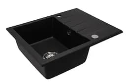 Кухонна мийка гранітна Rea North black ZLE-00124, Чорний