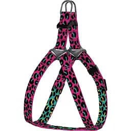 Шлея для собак дрібних порід BronzeDog Urban Art Леопард XS 33-40 см