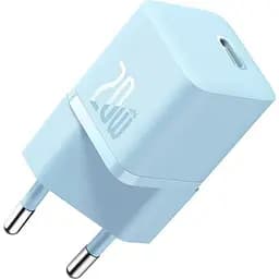 Зарядний пристрій Baseus GaN5 Fast Charger mini 1C 20W EU blue (CCGN050103)