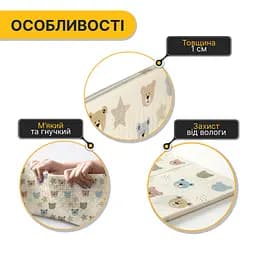 Дитячий ігровий килимок LEOBRO 180 x 200 x 1 см (LB-1035) - мініатюра 5