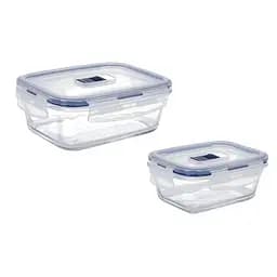 Пищевой контейнер Luminarc Pure Box Active набір 2 шт 380мл 820мл (P7644)
