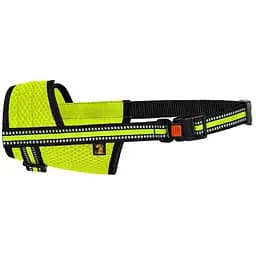 Намордник для собак Bronzedog Mesh универсальный размер L, лимонный