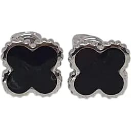 Золотые серьги-пуссеты Tango с эмалью. 500047В