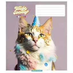 Зошит загальний Школярик Wilder society 036-3274L-4 у лінію 36 аркушів