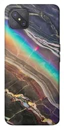 Чехол Demsky Радужный мрамор для Oppo A92s