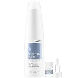 Набор для ухода за волосами Набор Lakme K.Therapy Active: Prevention Shampoo, 300 мл + Shock Concentrate, 8 шт. x 6 мл