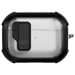 Футляр протиударний Locking Button для навушників Airpods Pro 3 Black