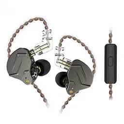 Наушники KZ ZSN Pro Gray с микрофоном