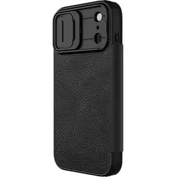 Шкіряний чохол-книжка Nillkin Qin Pro Camshield для Apple iPhone 17 Pro Max 6.9" Black