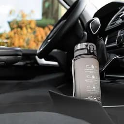 Пляшка для води 4FIZJO спортивна 1000 мл 4FJ0632 Grey/Black (P-5905973400756) - мініатюра 7